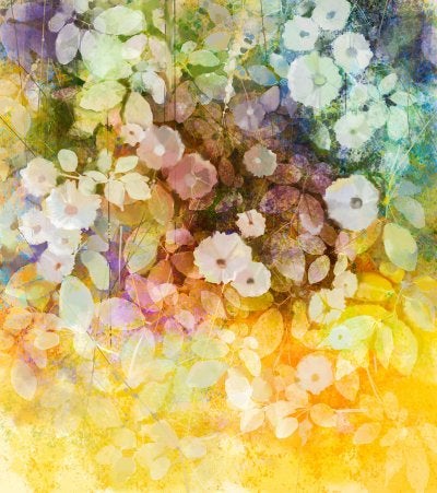 Watercolor Vector Flower Texture